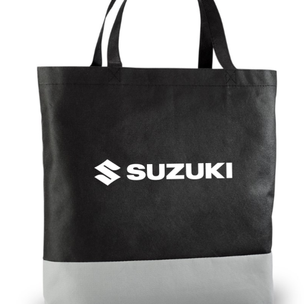 Altitude Saks Non Woven Shopper   Black (MOQ   10 Units)